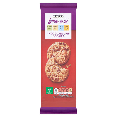 Tesco Free From Chocolate Chip Cookies 145 g
