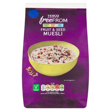 Tesco Free From Fruit & Seed Muesli 450 g