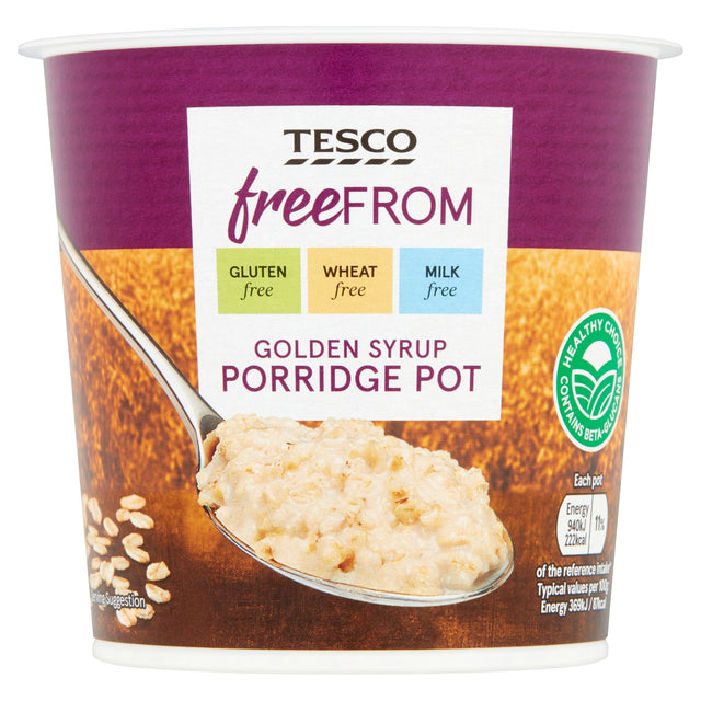 Tesco Free From Gluten Syrup Porridge Pot 55 g