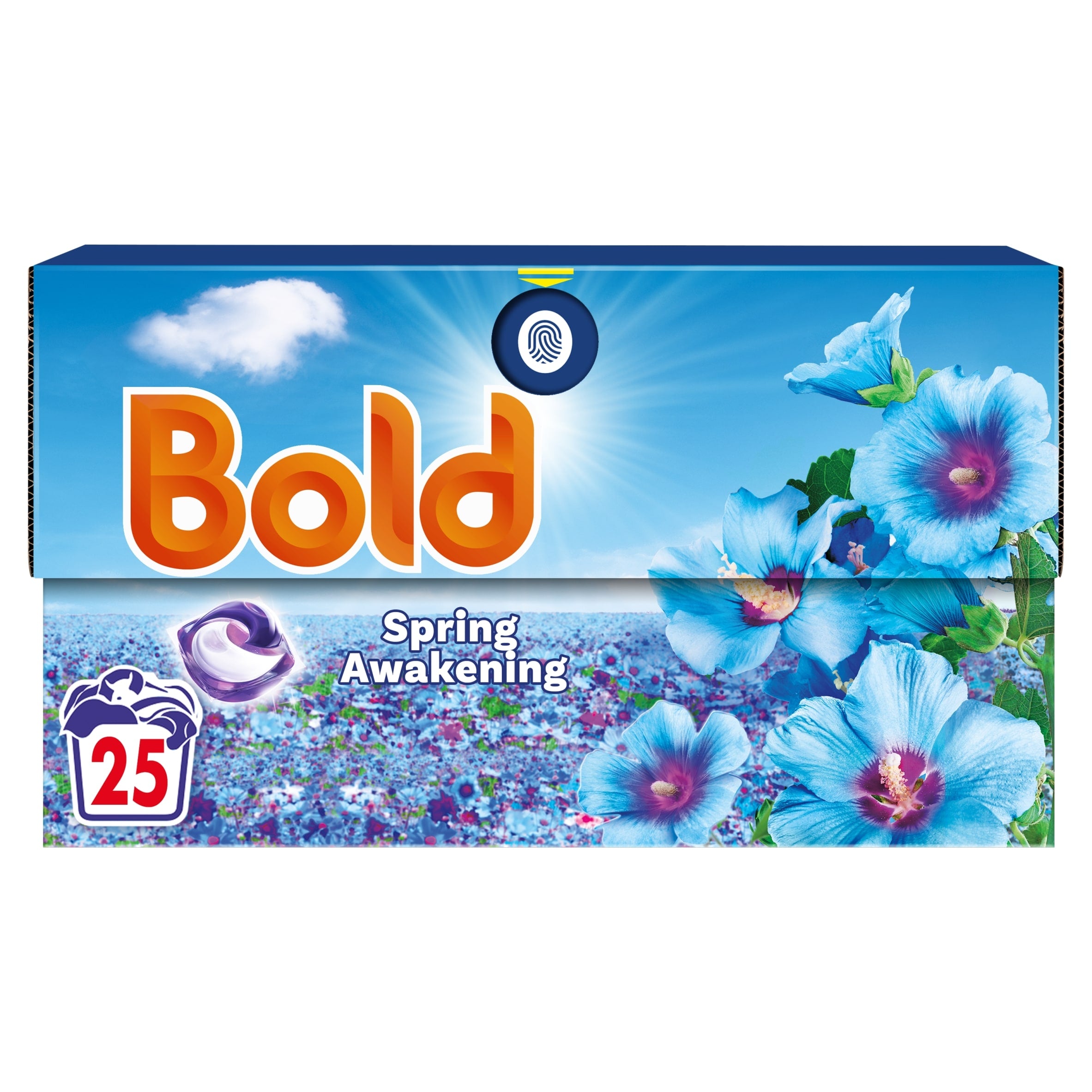 Bold All In One Washing Liquid Pods Spring Awakening 25 Washes 490 g