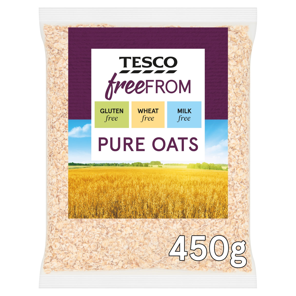 Tesco Free From Pure Oats 450 g