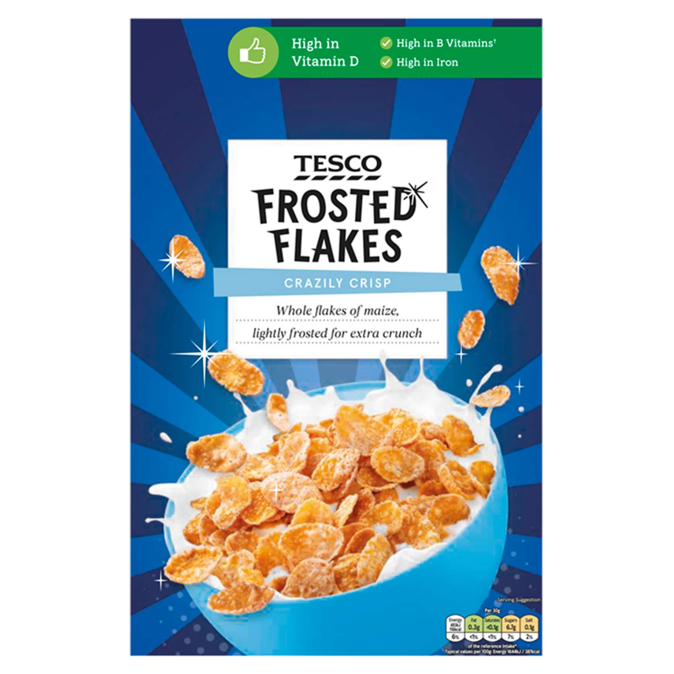 Tesco Frosted Flakes Cereal 500 g