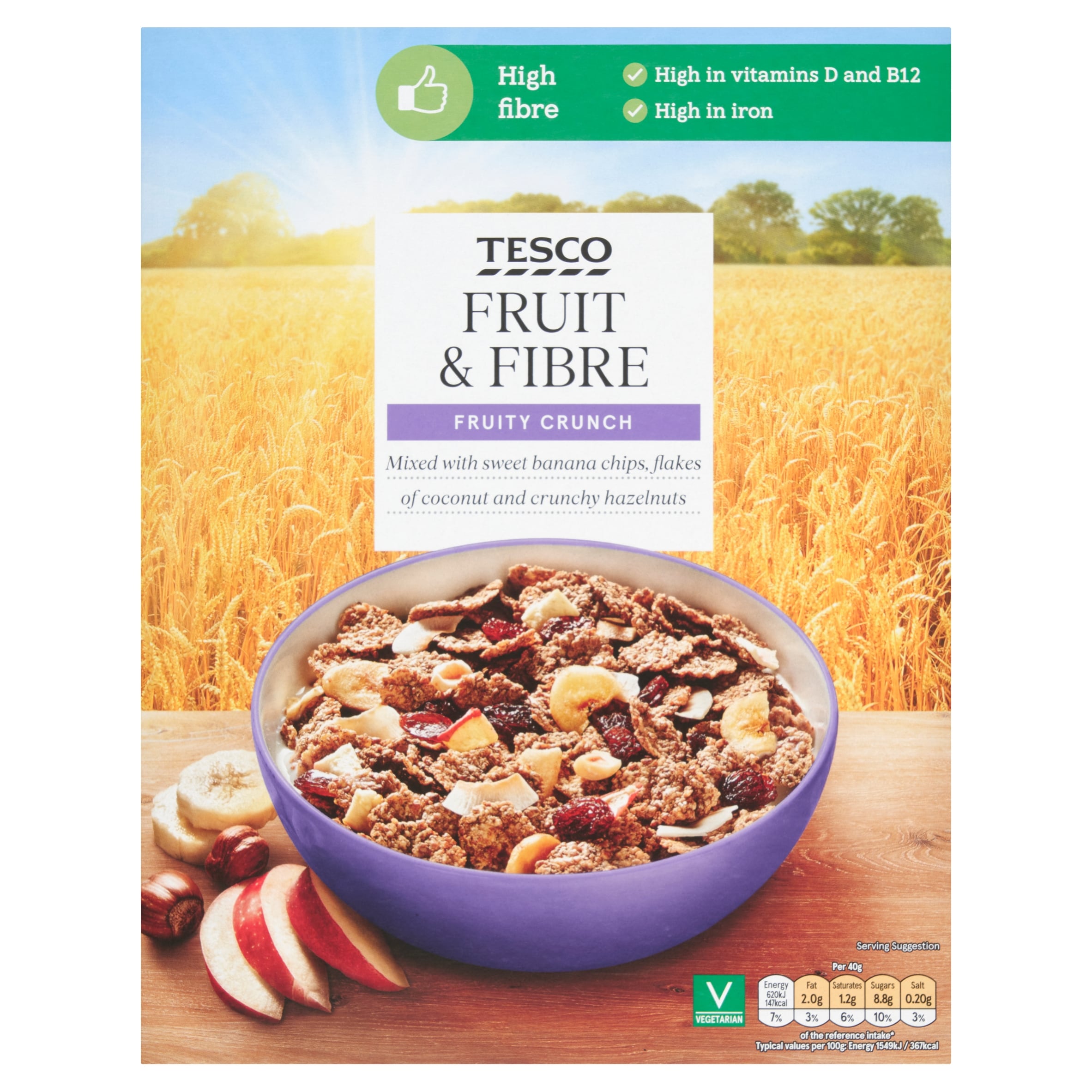 Tesco Fruit & Fibre Cereal 750 g