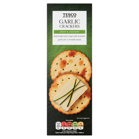 Tesco Garlic Crackers 185 g