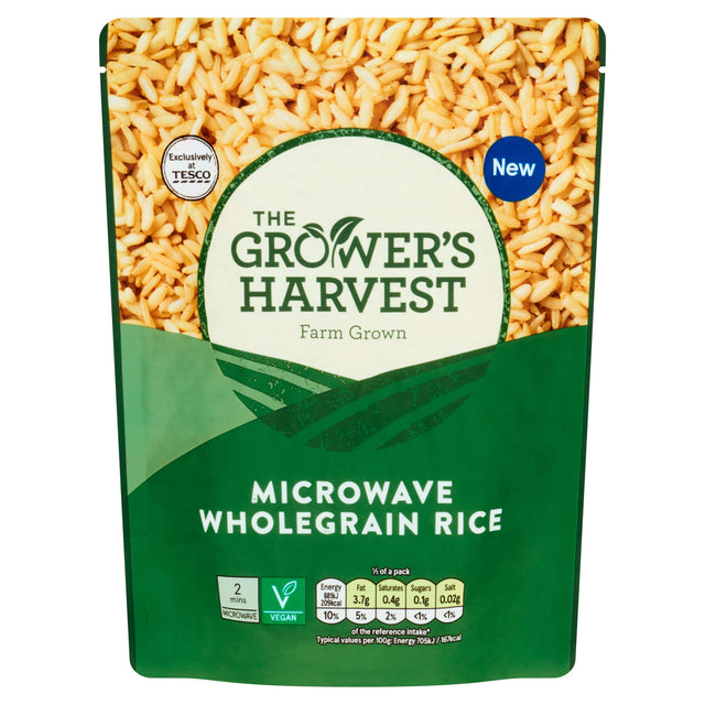 Grower's Harvest Microwave Wholegrain Rice 250 g