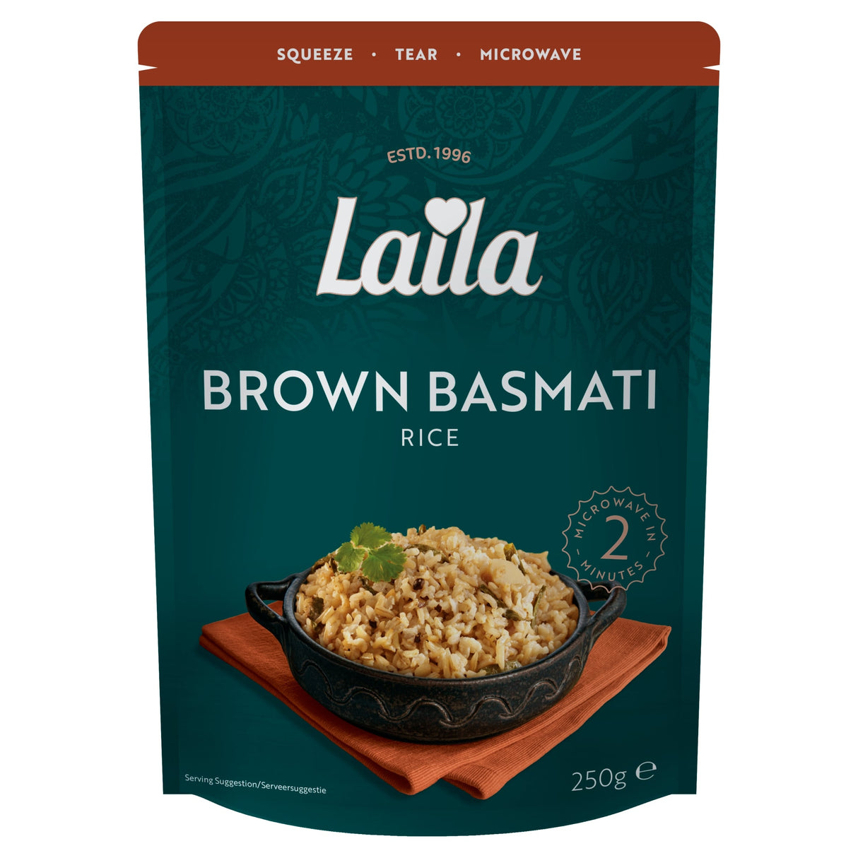 Laila Brown Basmati Microwave Rice 250 g