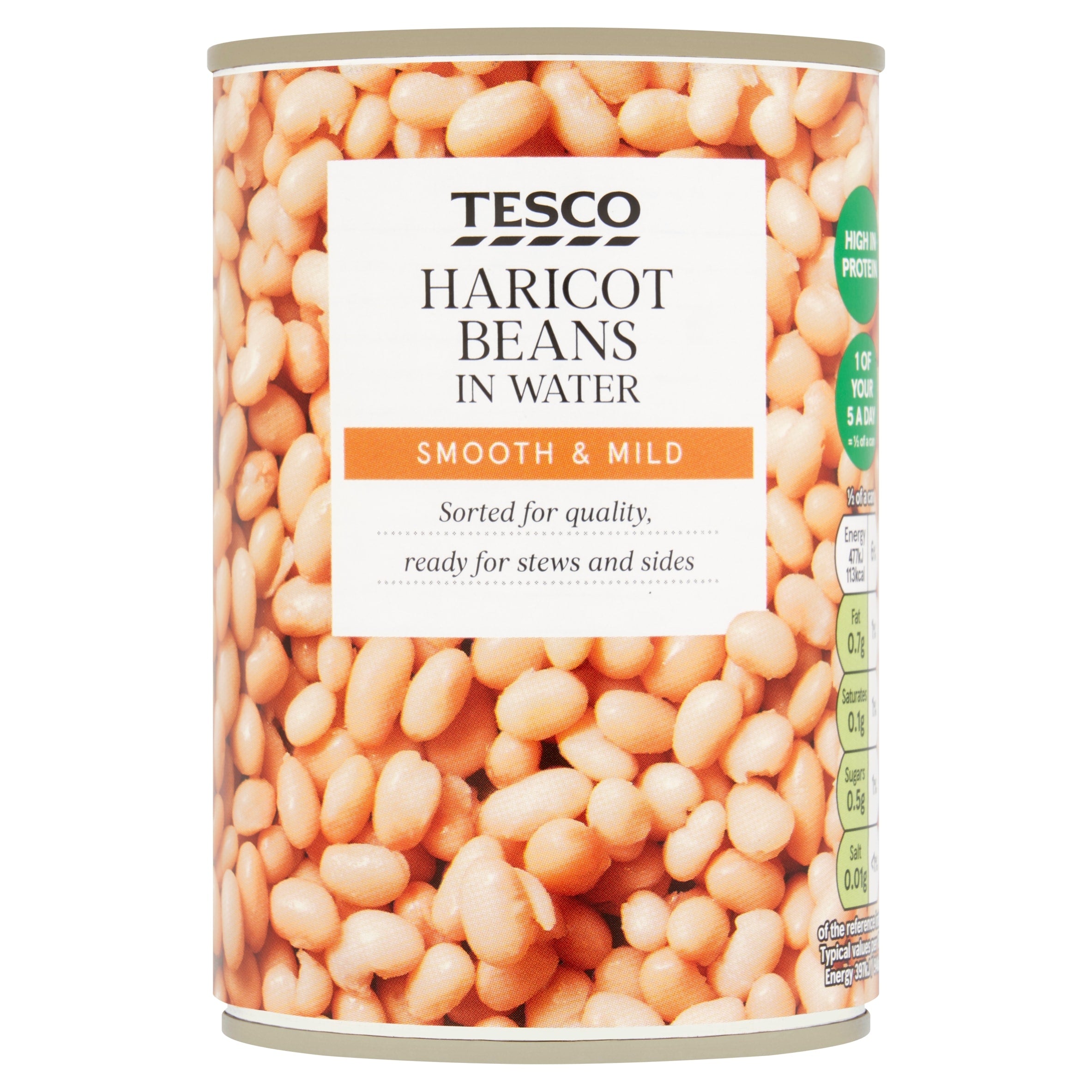 Tesco Haricot Beans In Water 400 g