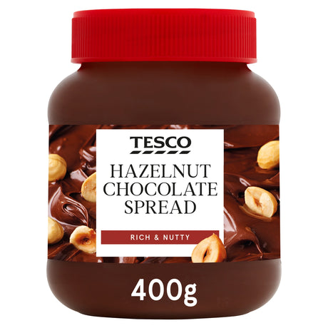 Tesco Hazelnut Chocolate Spread 400 g