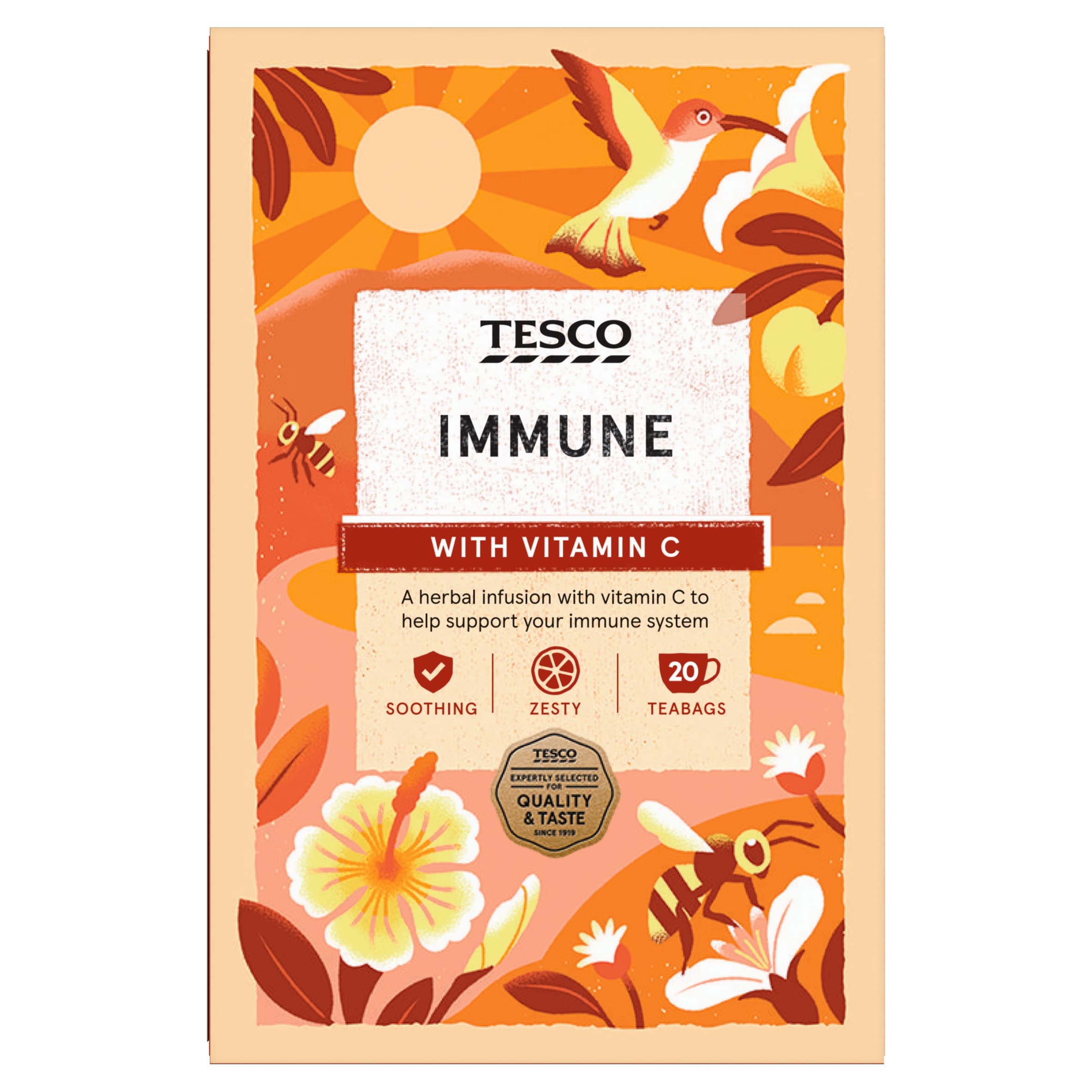 Tesco Immune 20 Tea Bags 40 g