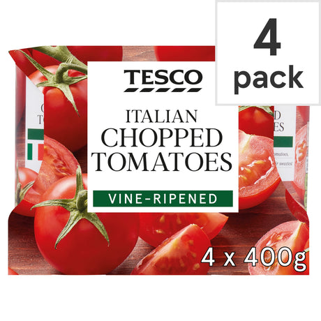 Tesco Italian Chopped Tomatoes 4 x 400 g