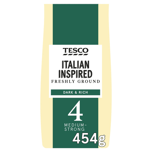 Tesco Italian Inspired Blend Ground Coffee 454 g
