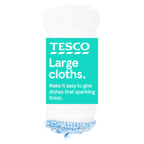 Tesco Large Dishcloth Roll 4 Pack