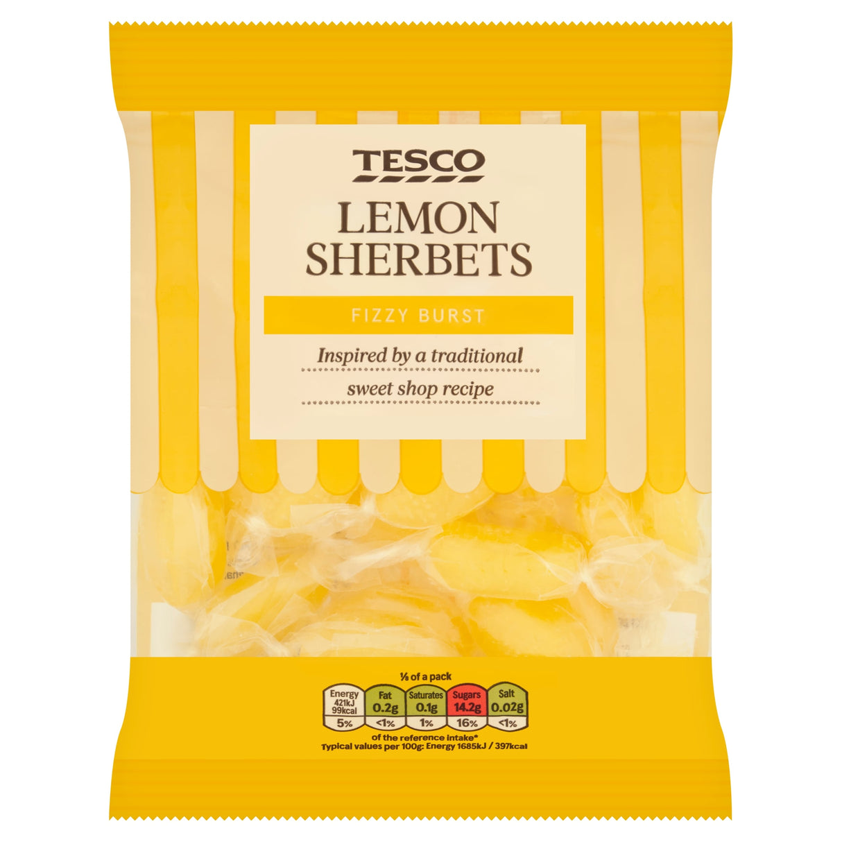 Tesco Lemon Sherbets 200 g