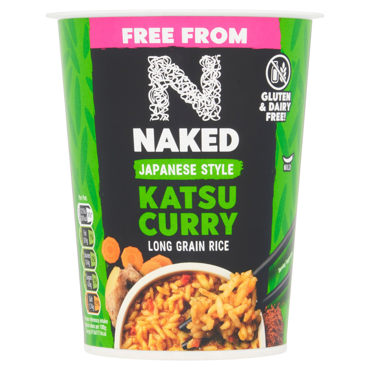 Naked Free From Katsu Curry Long Grain Rice 78 g