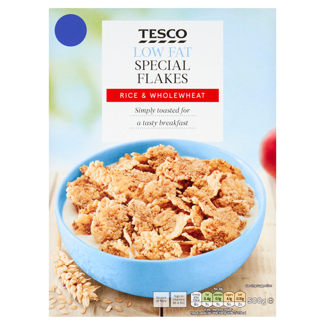 Tesco Low Fat Special Flakes Cereal 500 g