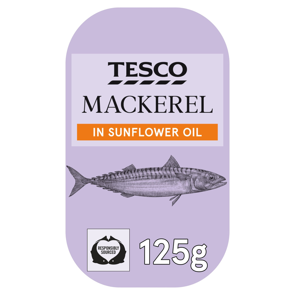 Tesco Mackerel In Sunflower Oil 125 g
