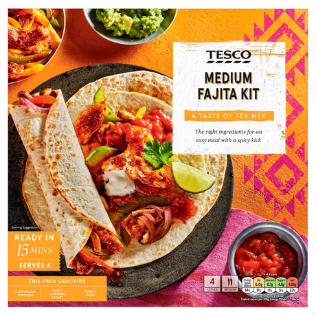 Tesco Medium Fajita Kit 475 g