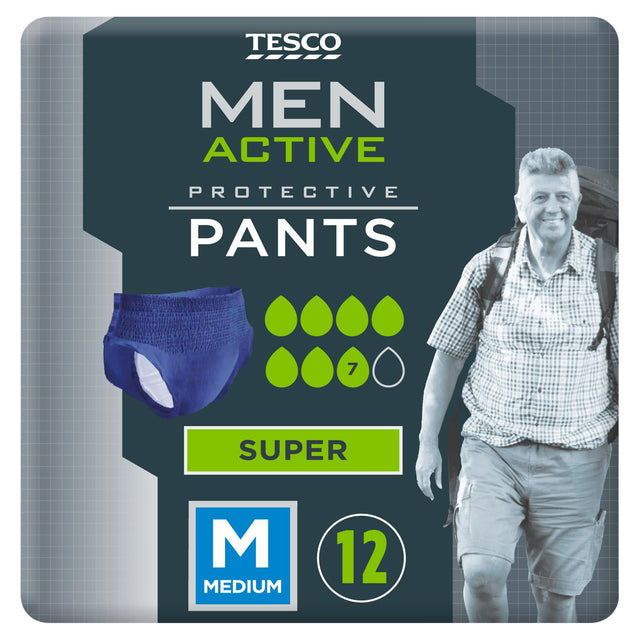 Tesco Men Active Pants Super Medium x12
