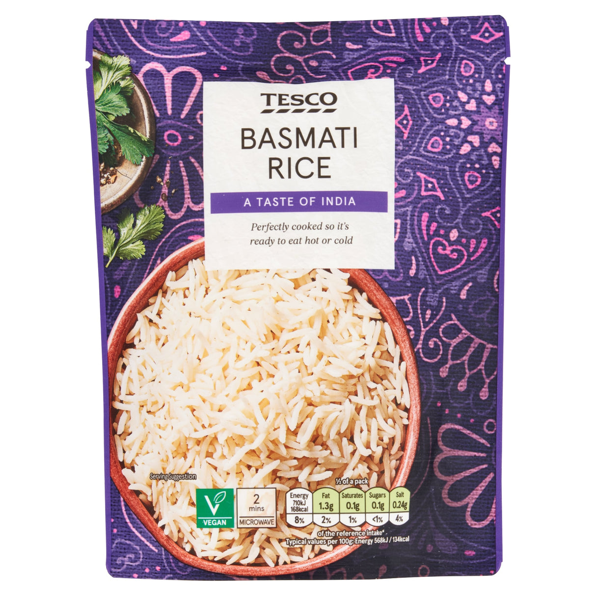 Tesco Microwave Basmati Rice 250 g