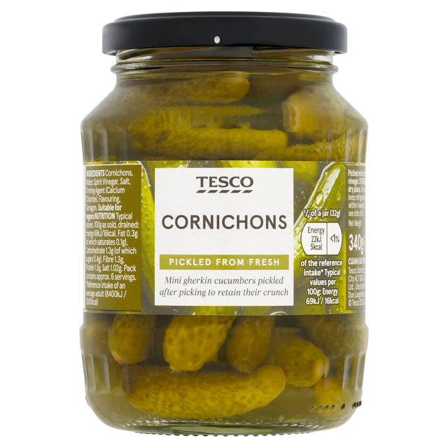 Tesco Mini Cornichons 340 g