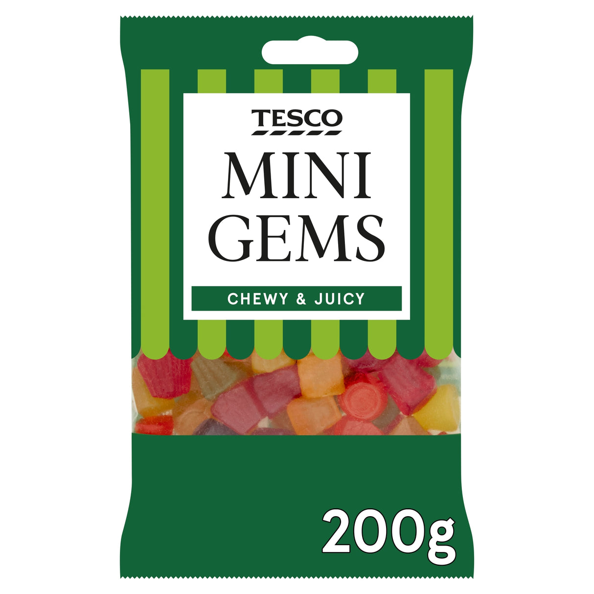Tesco Mini Gems Sweets 200 g