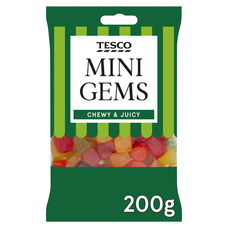 Tesco Mini Gems Sweets 200 g