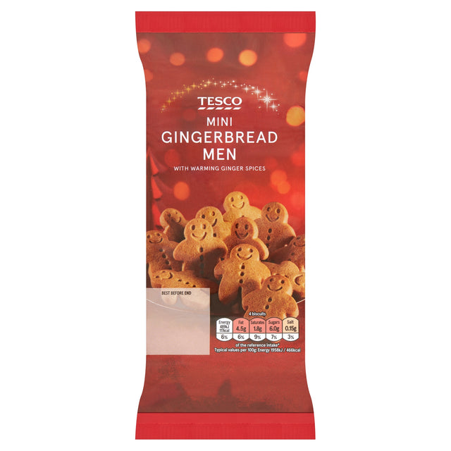 Tesco Mini Gingerbread Men 100 g
