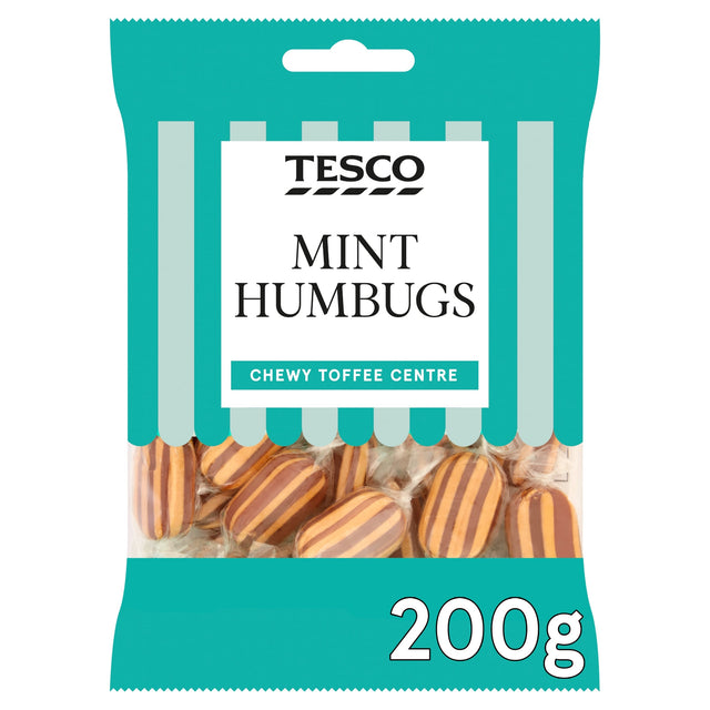 Tesco Mint Humbugs 200 g