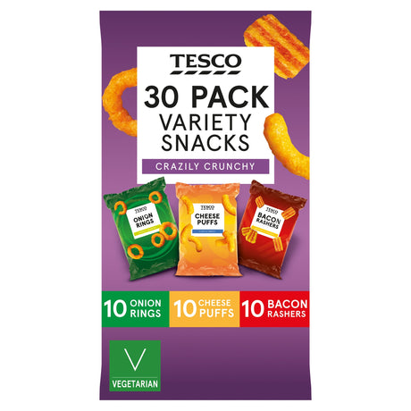 Tesco Mixed Snacks 30 Pack 530 g