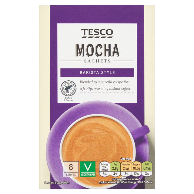Tesco Mocha Sachets 160 g 8 x 20 g