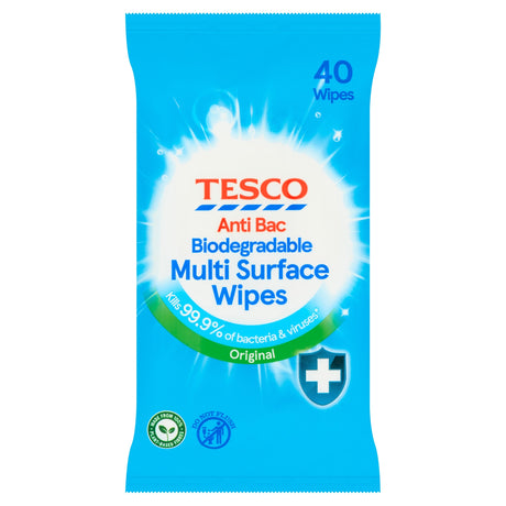 Tesco Multi Surface Wipes x40