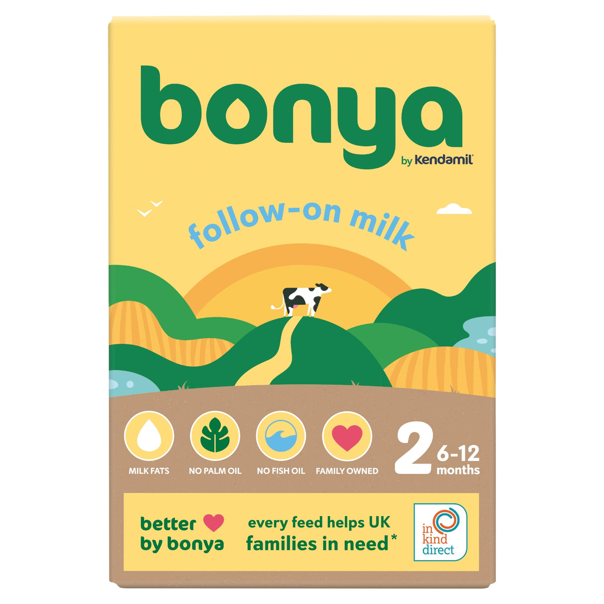 Bonya Follow On Milk 2 From 6 To 12 Months 2 x 400 g