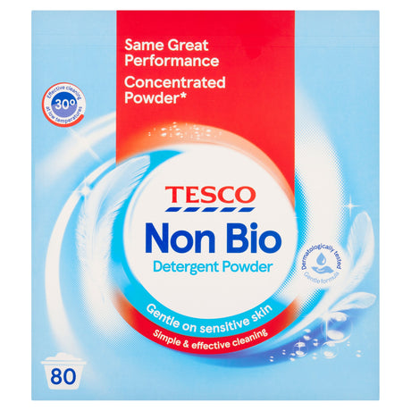 Tesco Non Bio Detergent Powder 80 Wash 4 kg
