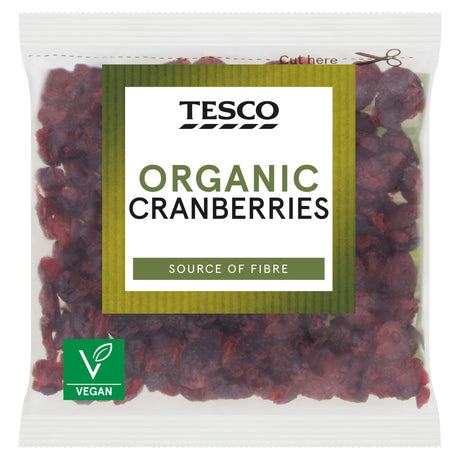 Tesco Organic Cranberries 100 g