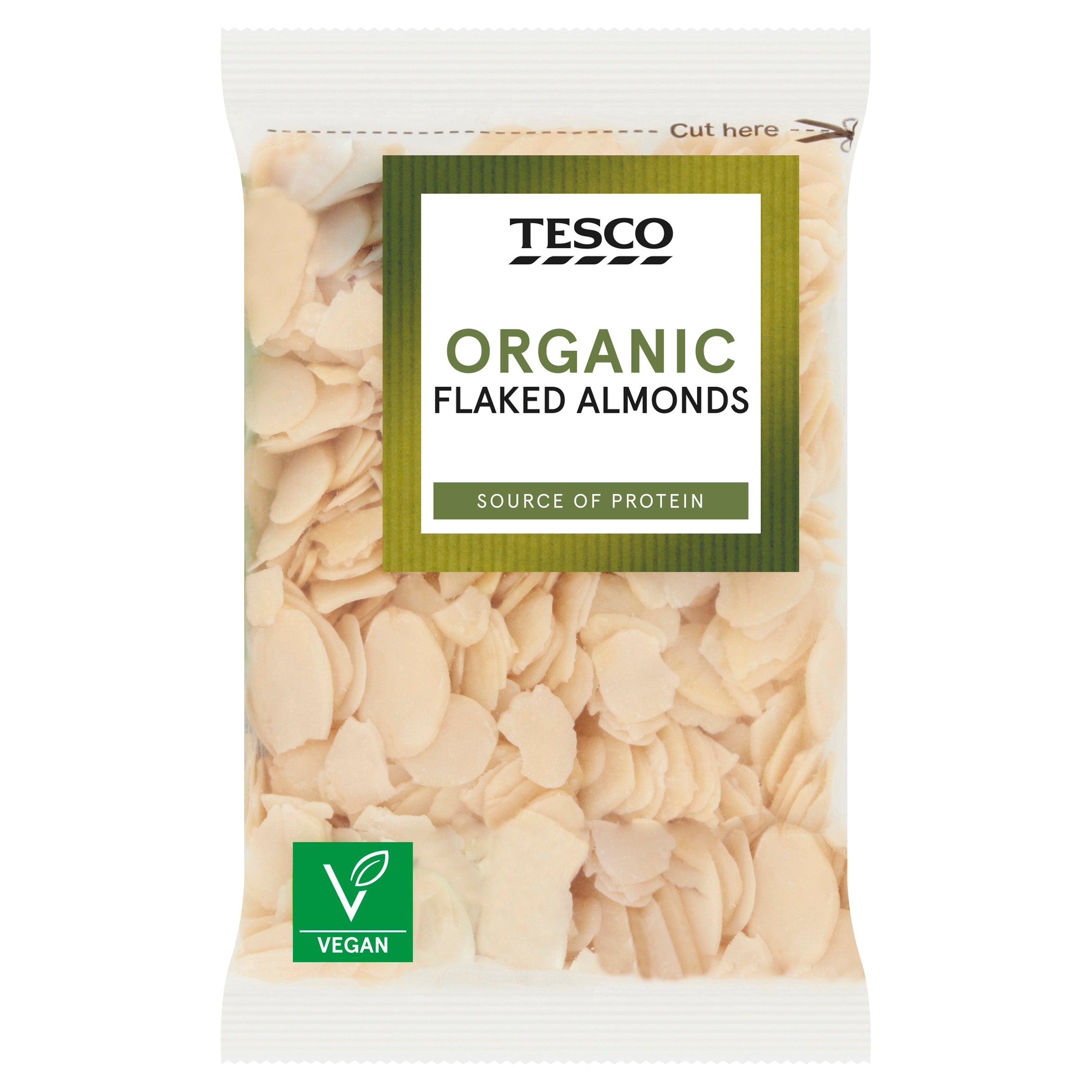 Tesco Organic Flaked Almonds 100 g