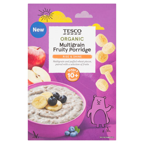 Tesco Organic Multi Grain Fruity Porridge 200 g