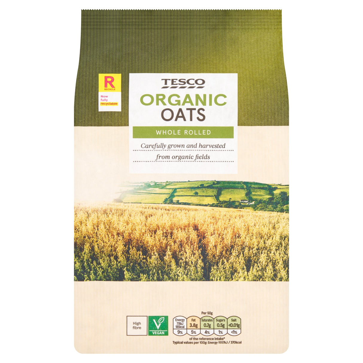 Tesco Organic Oats 750 g