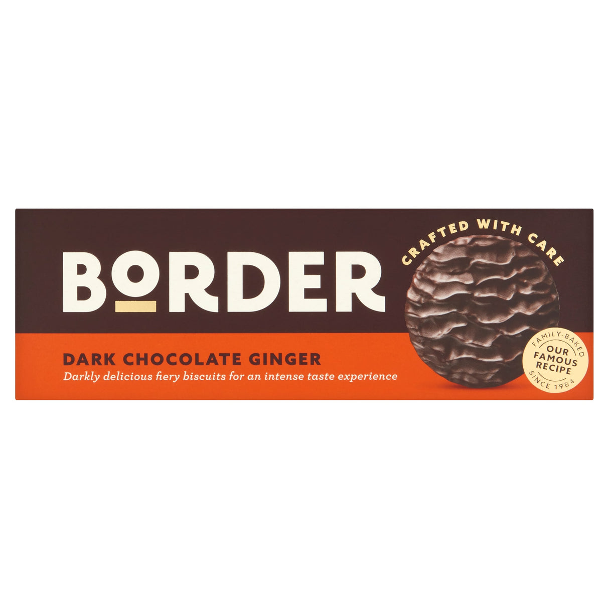 Border Dark Chocolate Ginger Biscuits 150 g