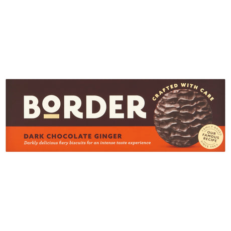 Border Dark Chocolate Ginger Biscuits 150 g