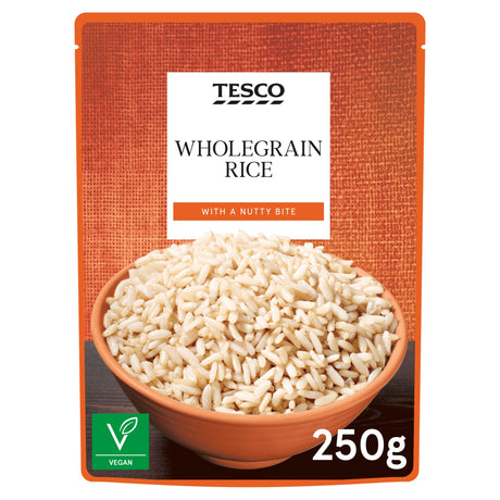 Tesco Microwave Wholegrain Rice 250 g