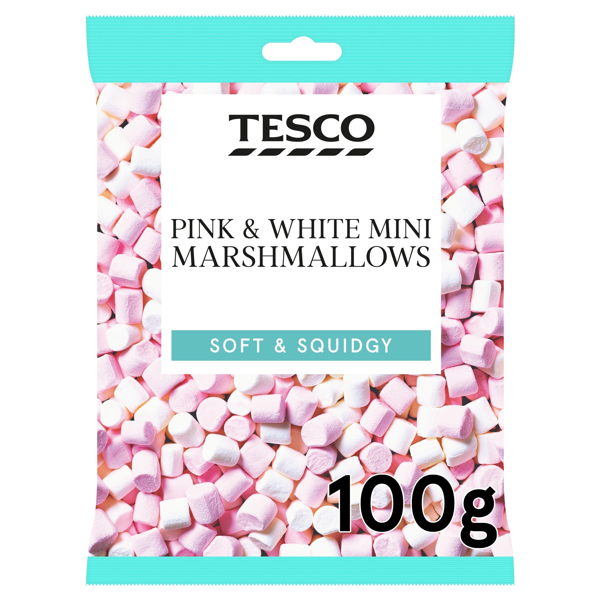 Tesco Pink & White Mini Marshmallows 100 g