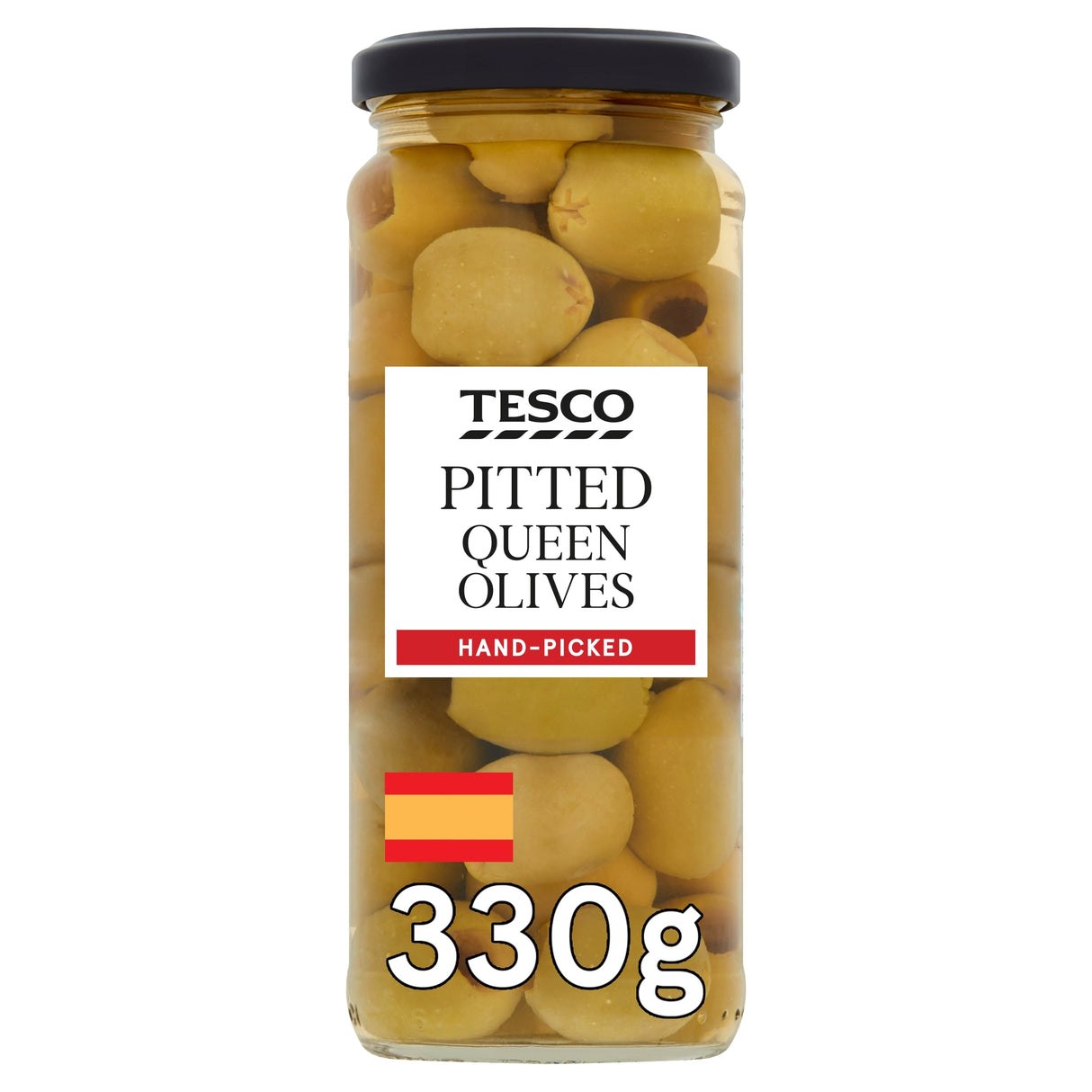 Tesco Pitted Queen Olives 340 g