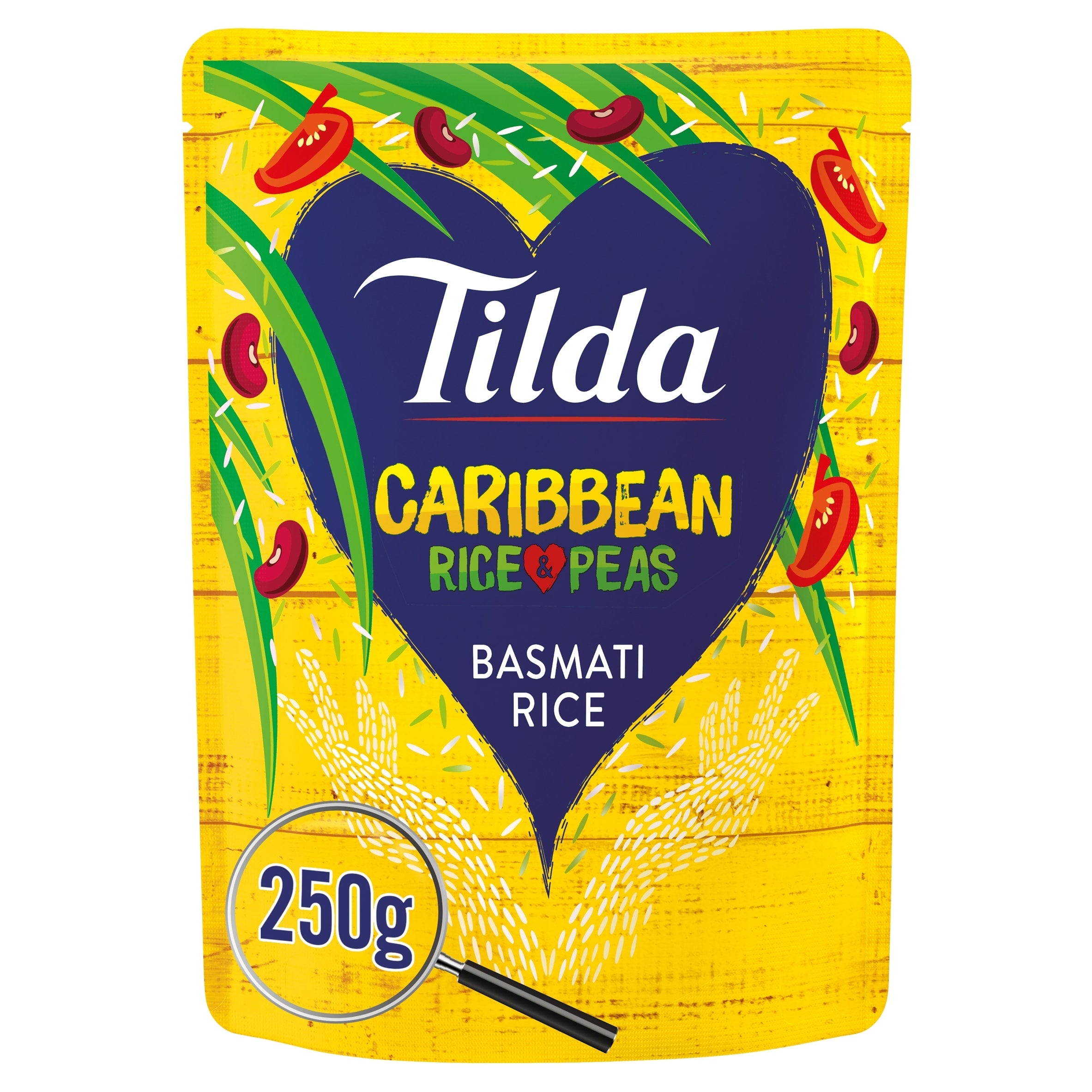 Tilda Caribbean Rice & Peas Basmati Rice 250 g