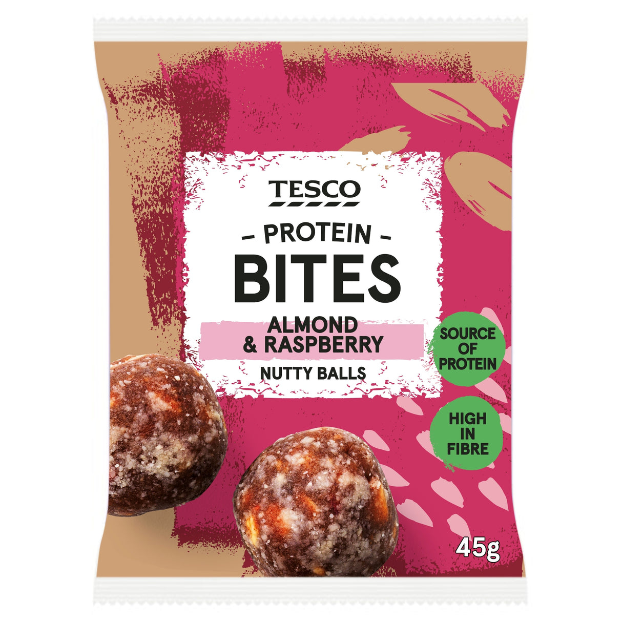 Tesco Protein Bites Almond & Raspberry 45 g