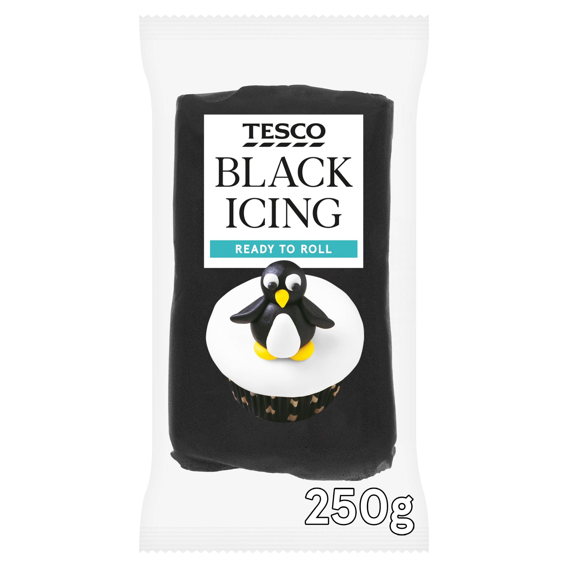 Tesco Ready To Roll Black Icing 250 g