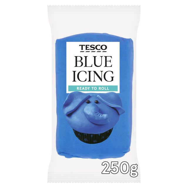 Tesco Ready To Roll Blue Icing 250 g