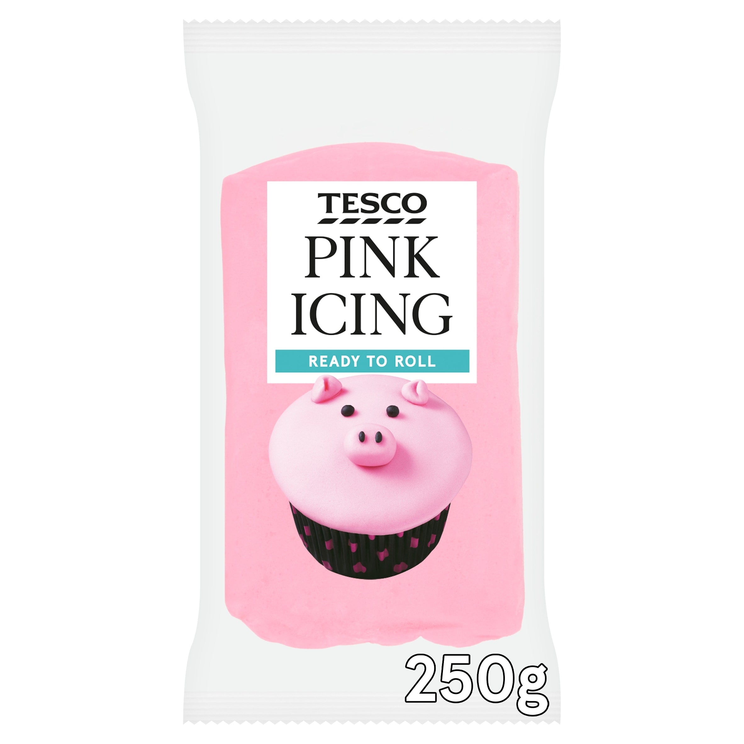 Tesco Ready To Roll Pink Icing 250 g