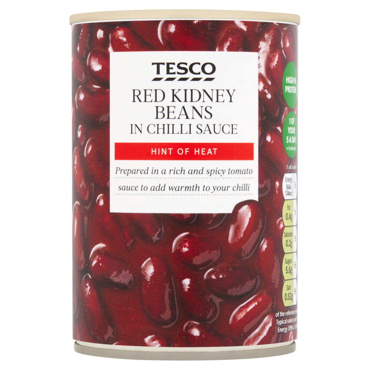 Tesco Red Kidney Beans In Chilli 390 g