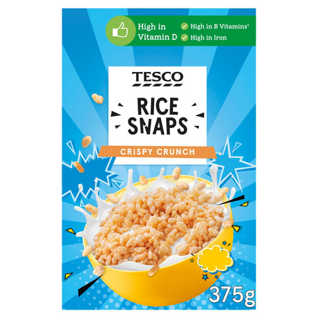 Tesco Rice Snaps Cereal 375 g