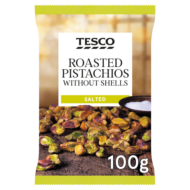 Tesco Roasted Pistachios Without Shells Salted 100 g